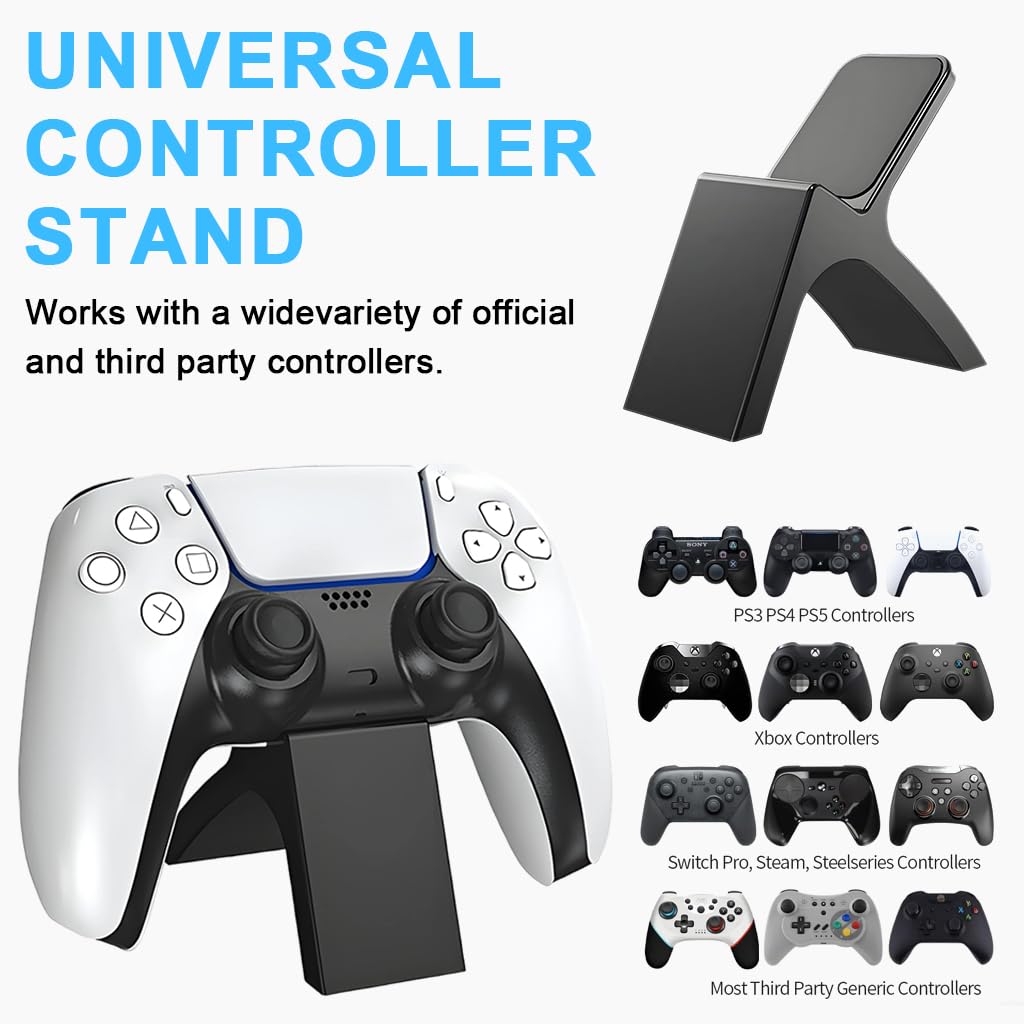 ZORBES Game Controller Holder for Desk Organization with Anti Slip & Anti Scratch Patch | Universal Display Stand
