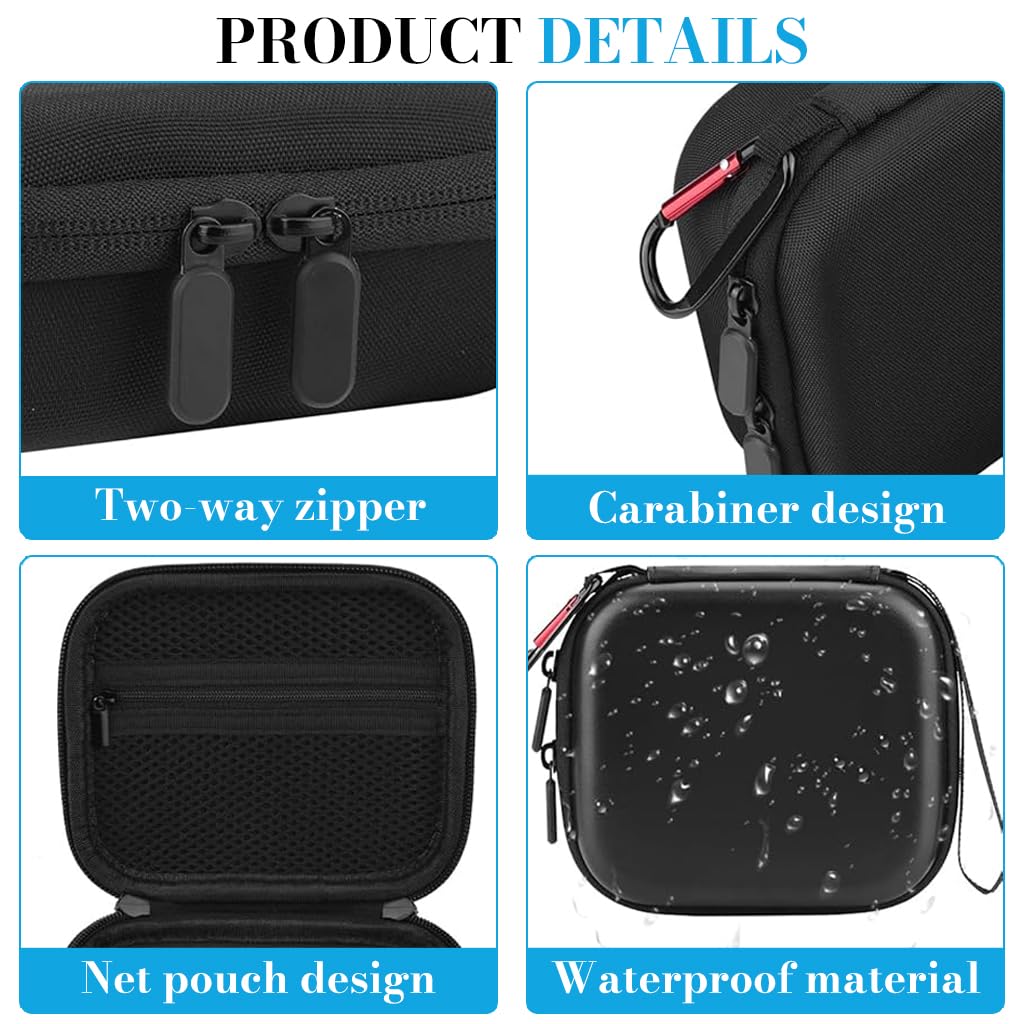 ZORBES Carrying Case for Insta360 GO 3S and GO 3 with Custom Compartments | EVA Hard Shell