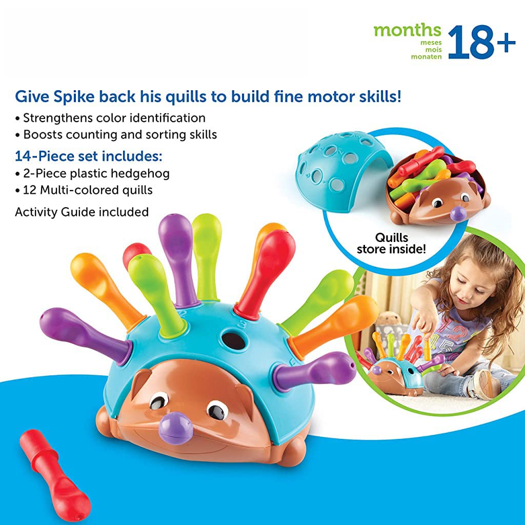 PATPAT Creative Pull Out Hedgehog Toy for Kids featuring Number Spikes and Bright Colors