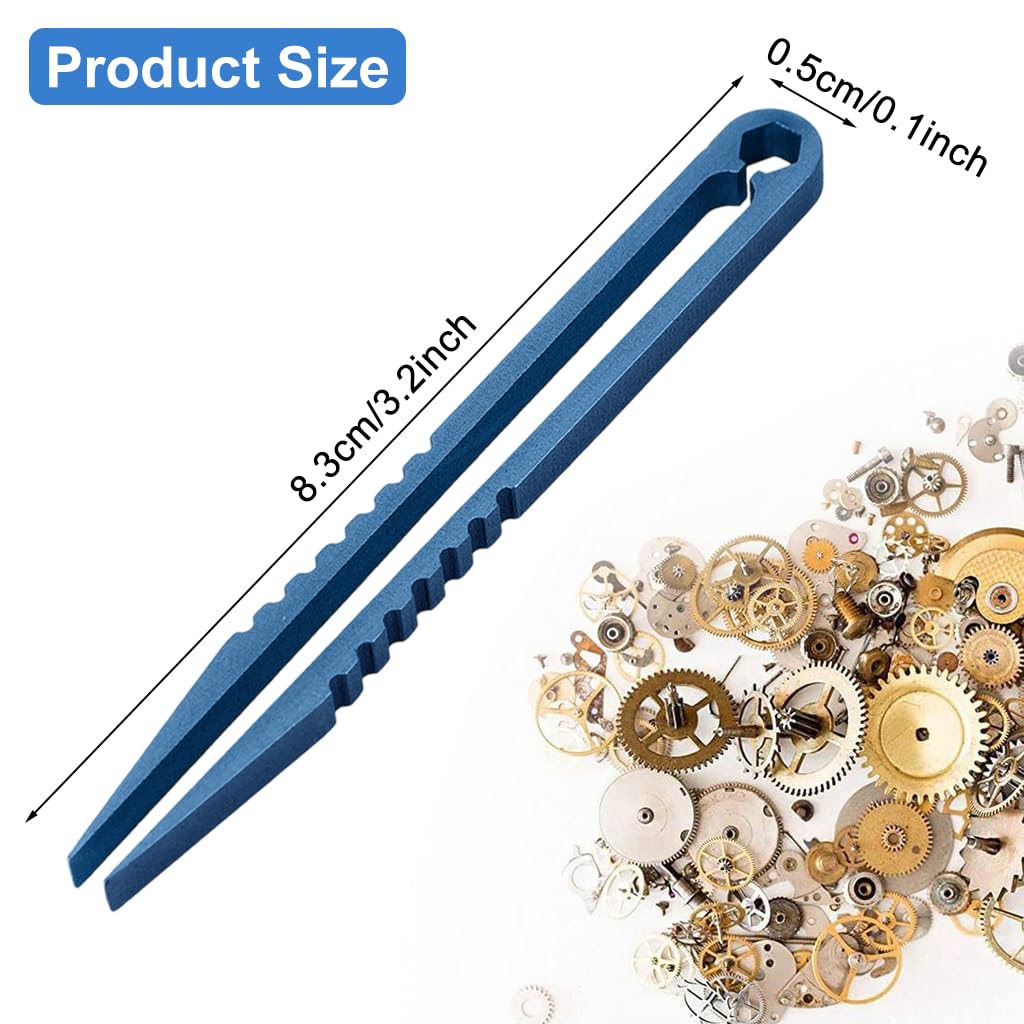 HASTHIP Tweezer for Electronics and Watch Repair featuring 3 in Precision Tips | TC4 Titanium Alloy