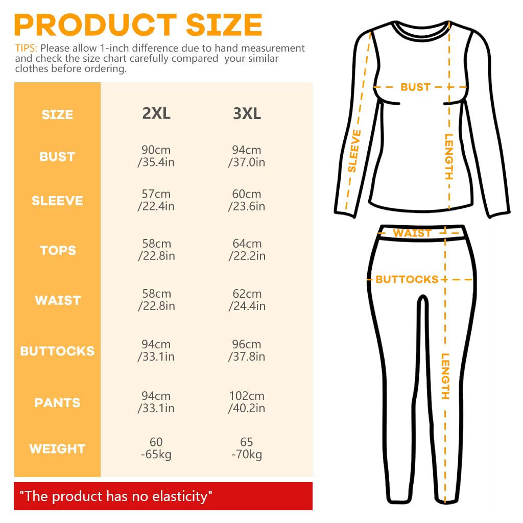 SANNIDHI Women’s Thermal Underwear Set for Winter Wear with Soft Fleece Lining | Beige XXXL