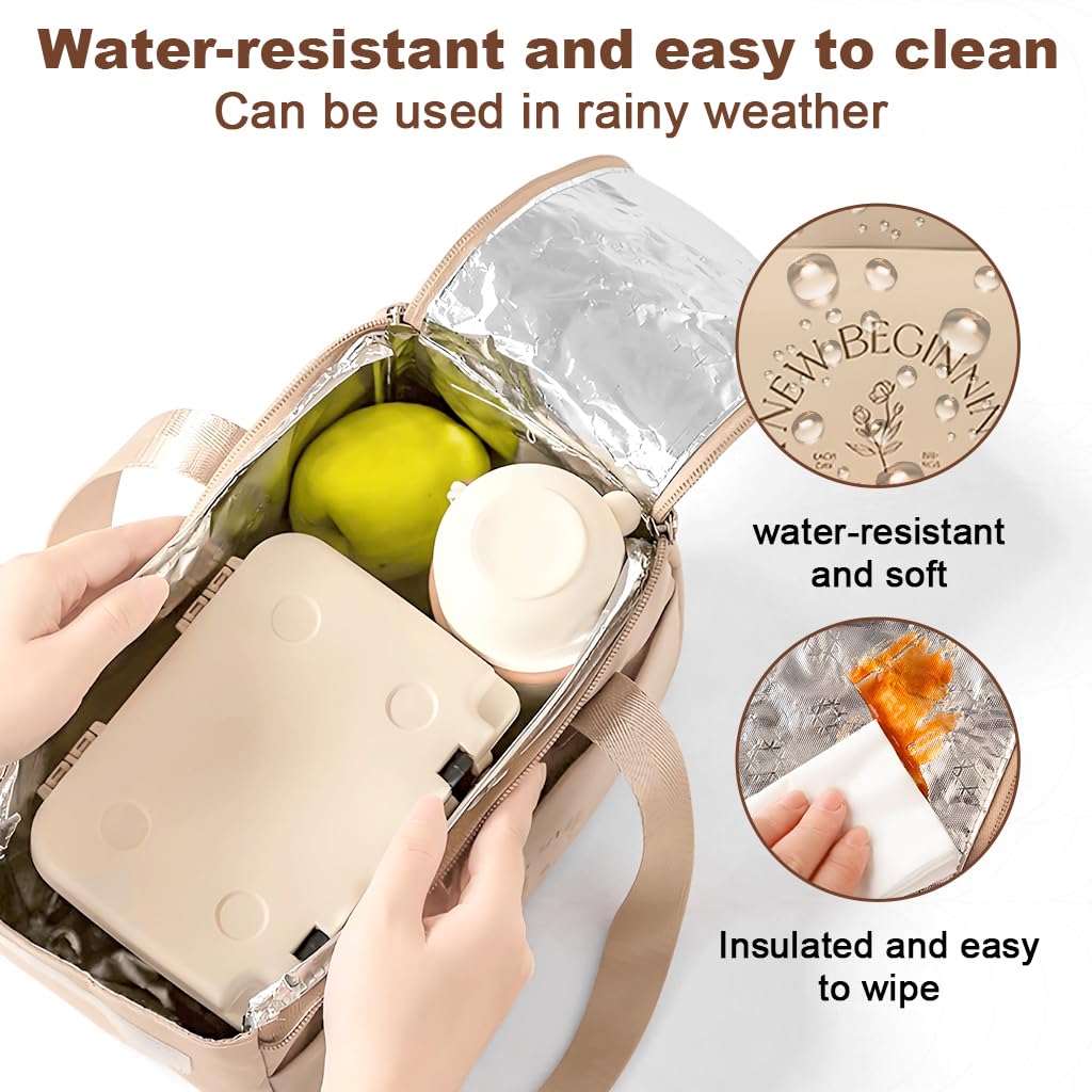 Supvox Reusable Lunch Box for Men and Women | Compact Lunch Bag for Daily Meals