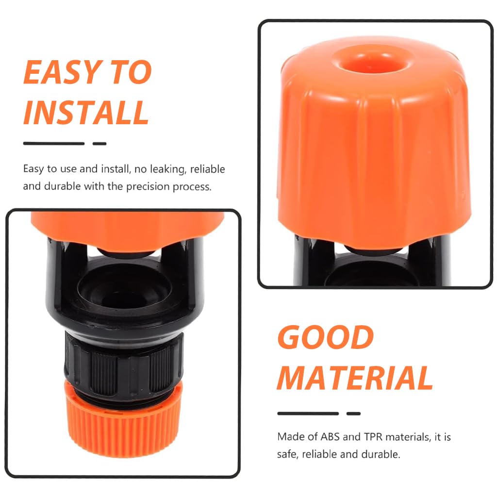 Supvox Hose Pipe Connector for Garden and Car Washing with Quick Release System | 1/2 in ABS Leak Proof Adapter