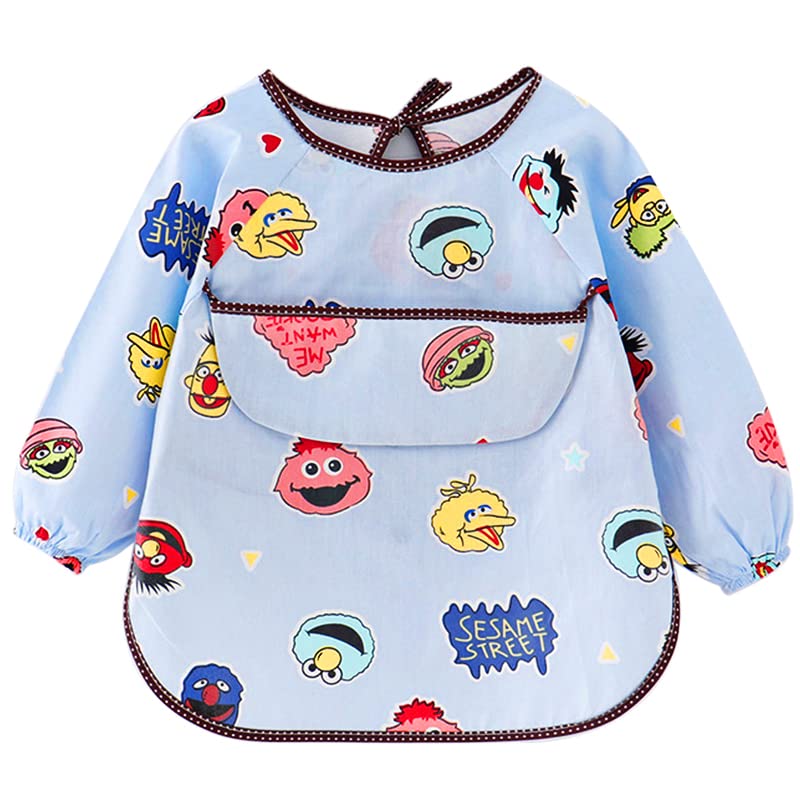 SNOWIE SOFT Baby Bib for Toddlers featuring Waterproof TPU Fabric and Elastic Sleeves | Fits 6–24 Months