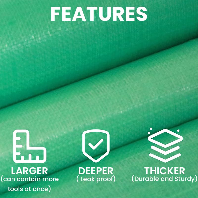 HASTHIP Potting Mat for Gardening with Snap Button Corners and 39.3 x 39.3 in Workspace