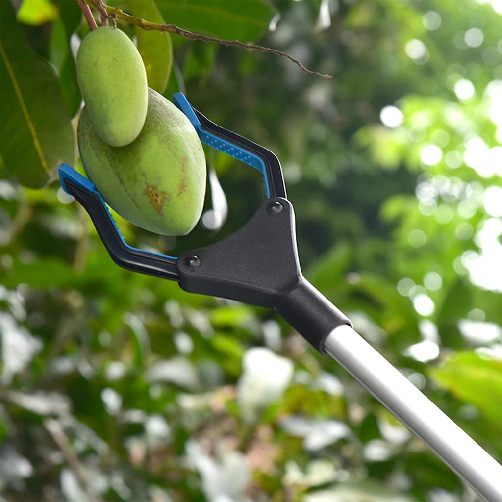 HASTHIP Litter Picker for Rubbish Collection with 80cm Foldable Arm and 360° Rotatable Claw | Aluminum Alloy Grabber for Elderly