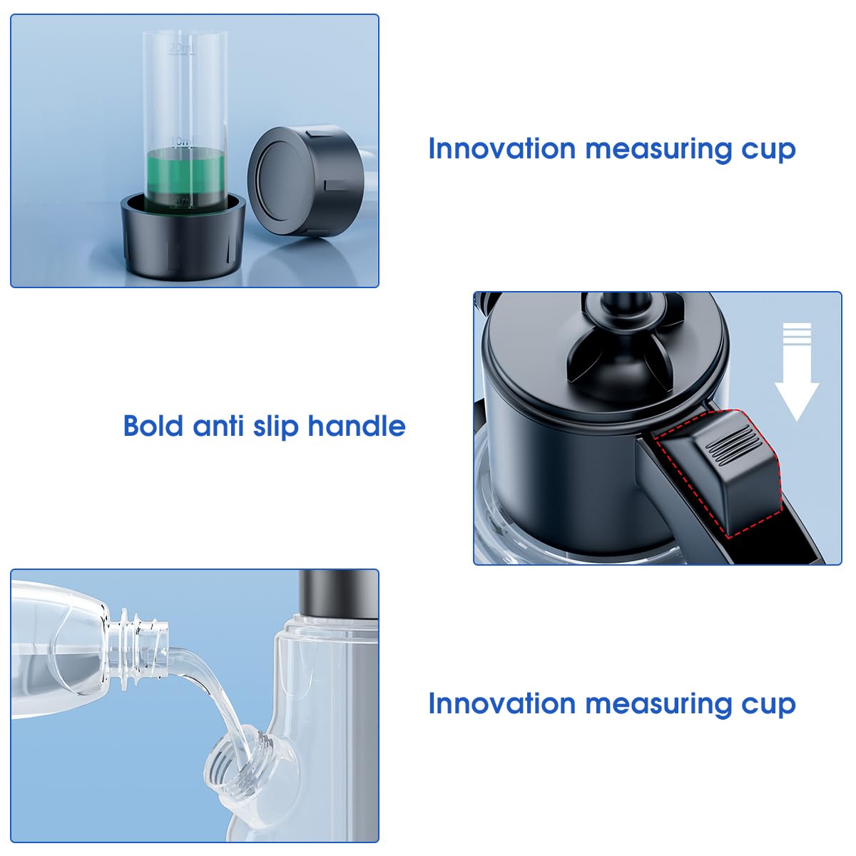 STHIRA Foam Sprayer for Car Washing with 2L Capacity and Dual Nozzle Design | HDPE Tank