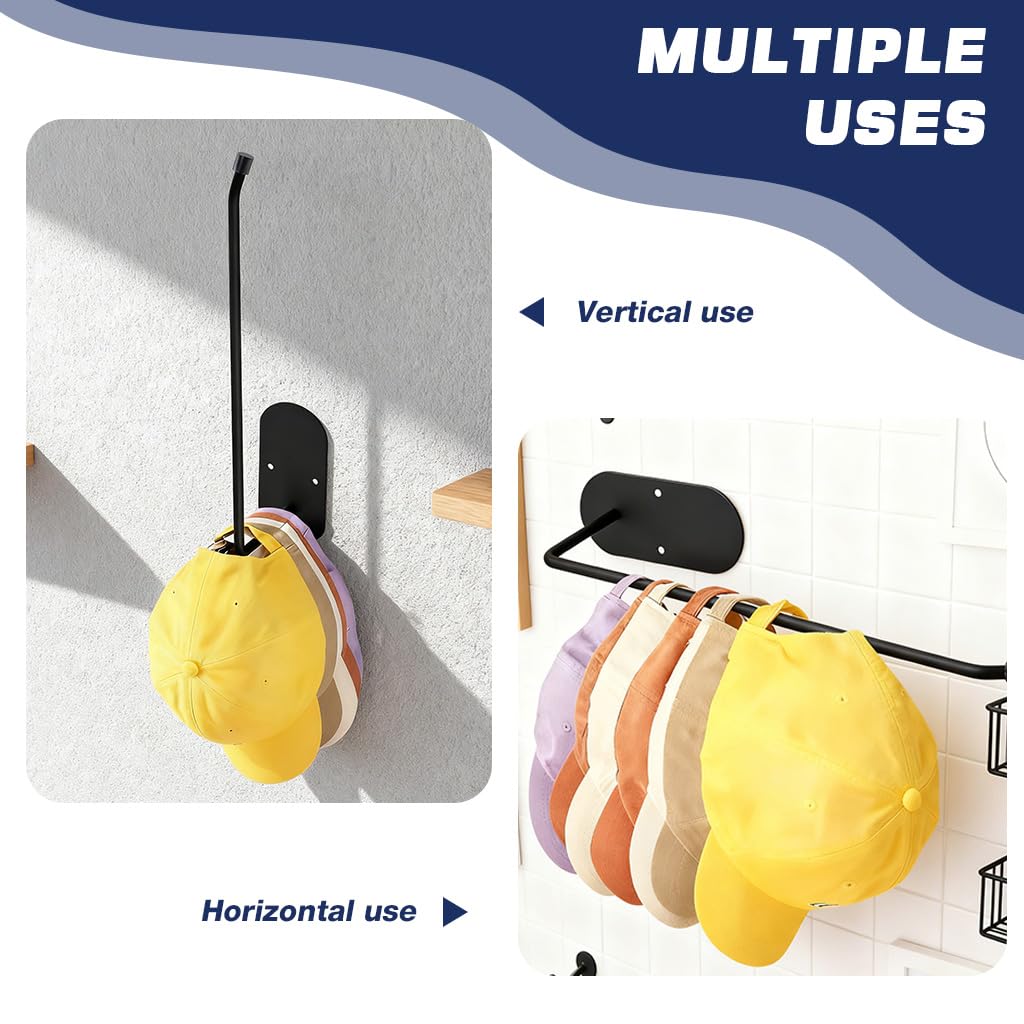 HASTHIP Wall Toilet Paper Roll Holder with 10.6 in Cross Bar and Pre Punched Plate | Stainless Steel Bathroom Organizer