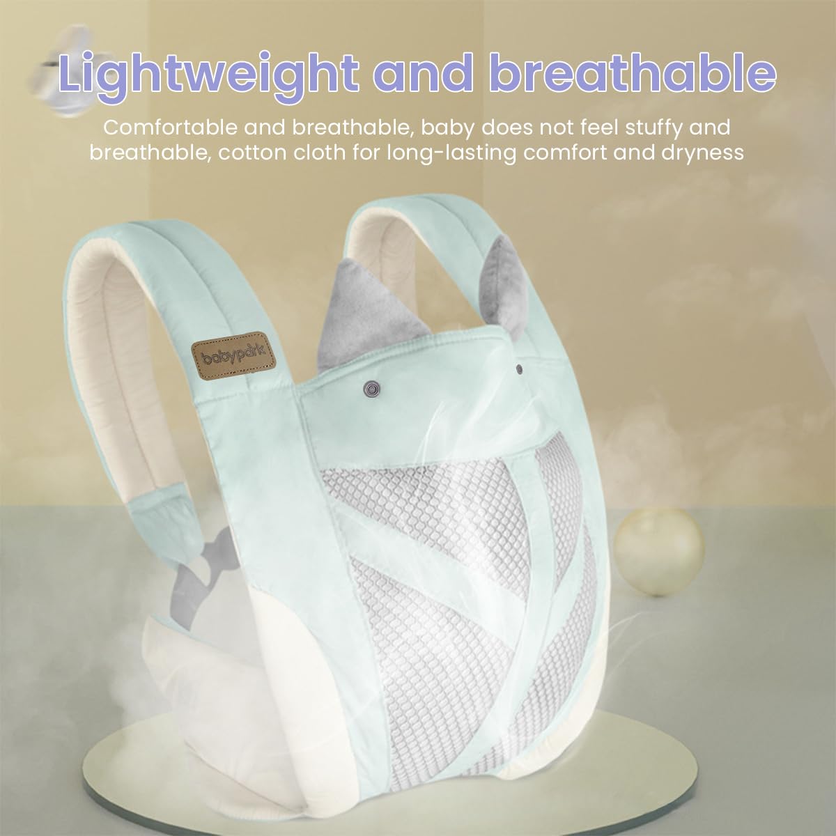 SNOWIE SOFT® Upgrade Breathable Baby Carrier Bag for 0 to 3 Year Baby Adjustable Kangaroo Bag for 0 to 2 Year Baby with Pocket, Baby Bags for Mothers Carry Soft Baby Carrier for New Born Baby Products