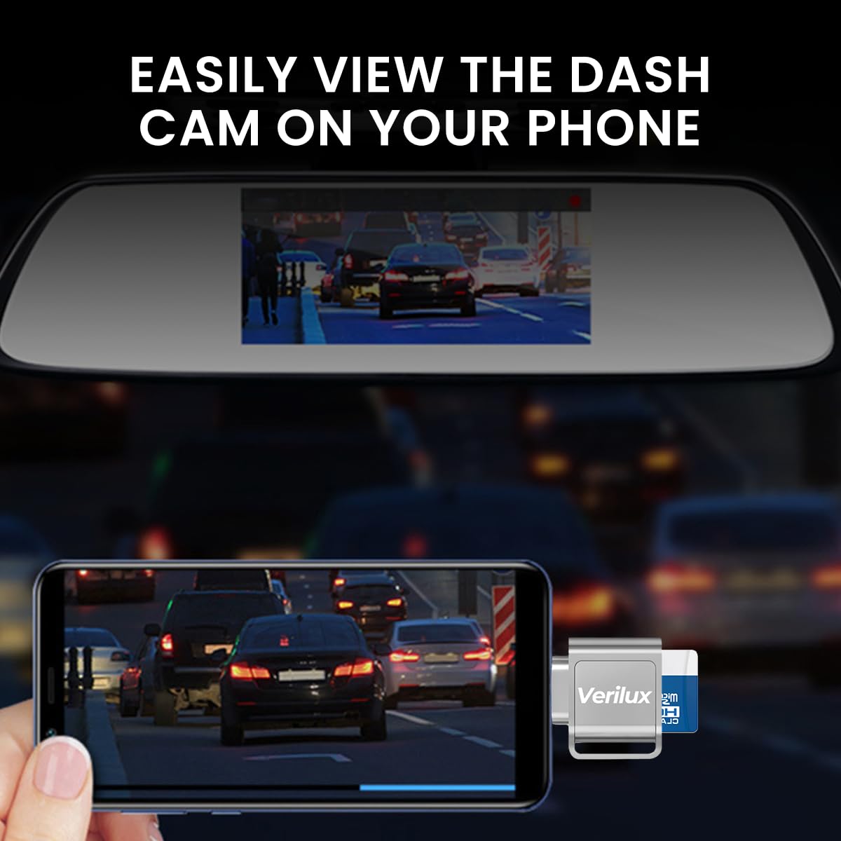 Zeitel TF Card Reader for OTG Phones featuring 480 Mbps Transfer Speed and Keychain Design