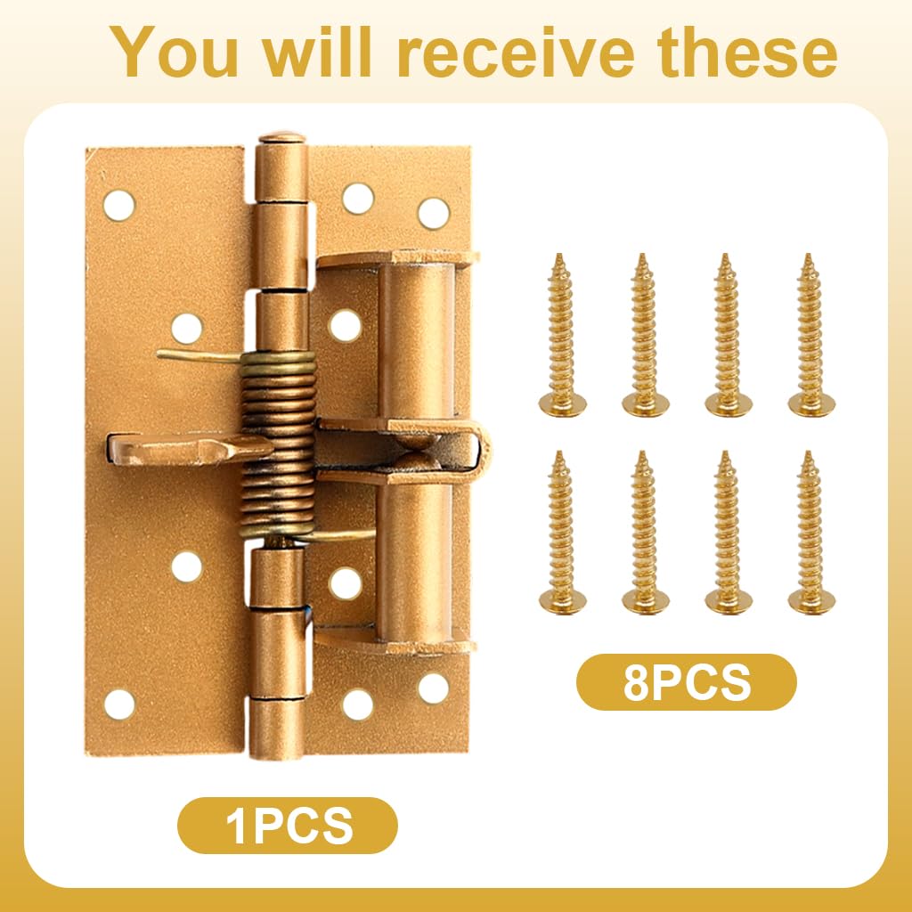 Serplex Cabinet Door Hinge for Furniture Doors with 90° Opening and Self Closing Spring | Adjustable Tension Quiet Steel Design