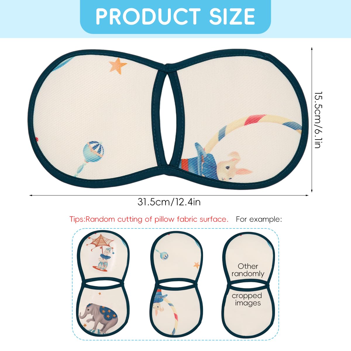 SNOWIE SOFT Breastfeeding Elbow Cool Mat for Nursing with Dual Elastic Straps | Breathable Cushion Pad