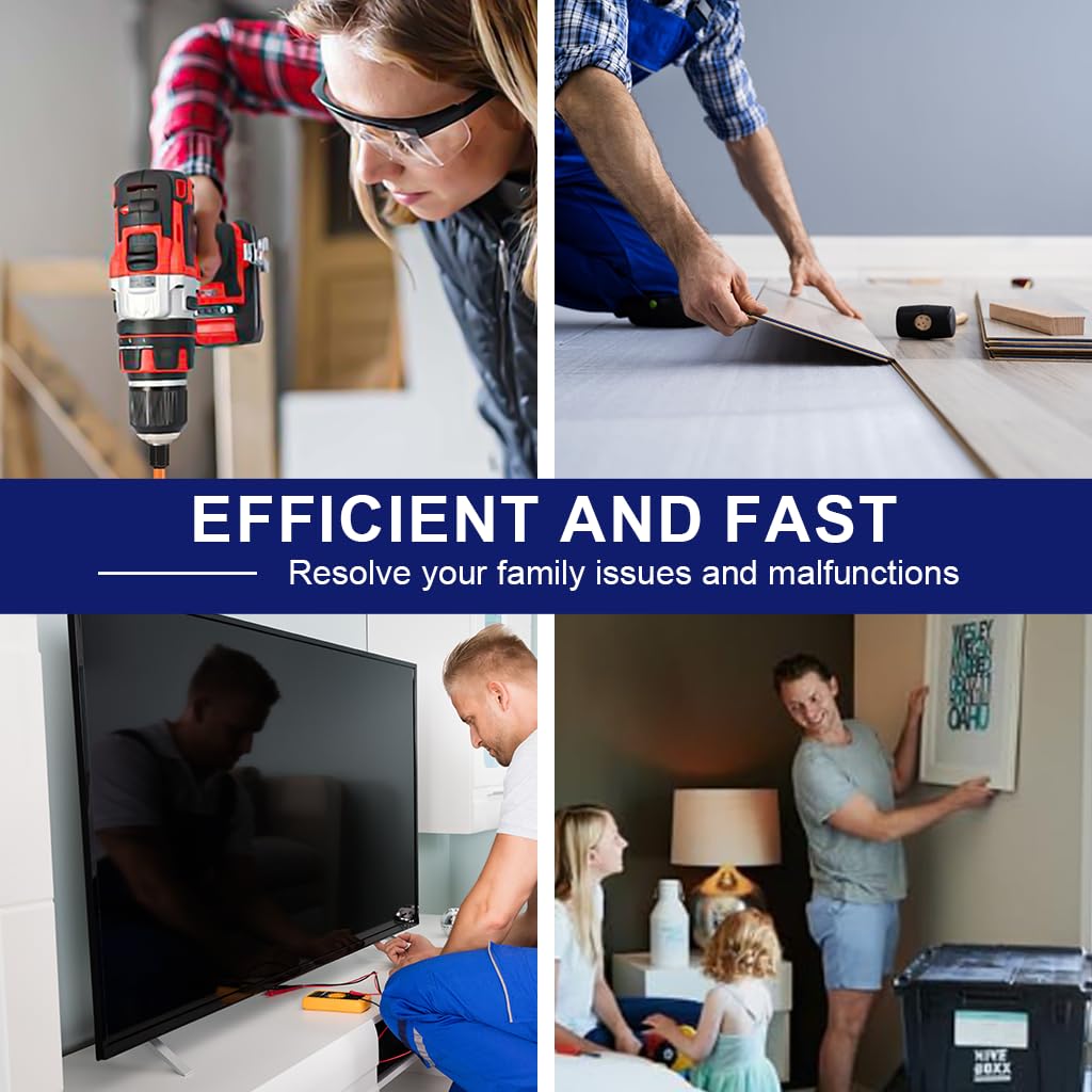 Serplex Stud Finder Wall Scanner for DIY and Professional Use with 6 Modes & LCD Display | Detects Studs, Metal up to 38mm and Live AC Wires up to 51mm