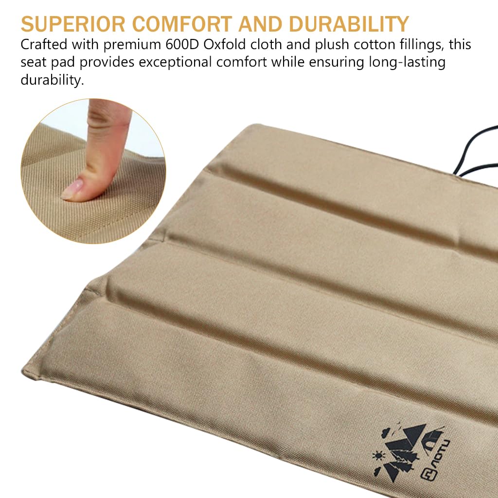 Proberos Waterproof Seat Pad for Camping and Picnics with Foldable Design 31cmx1cmx32cm | 600D Oxford Cloth Cushion
