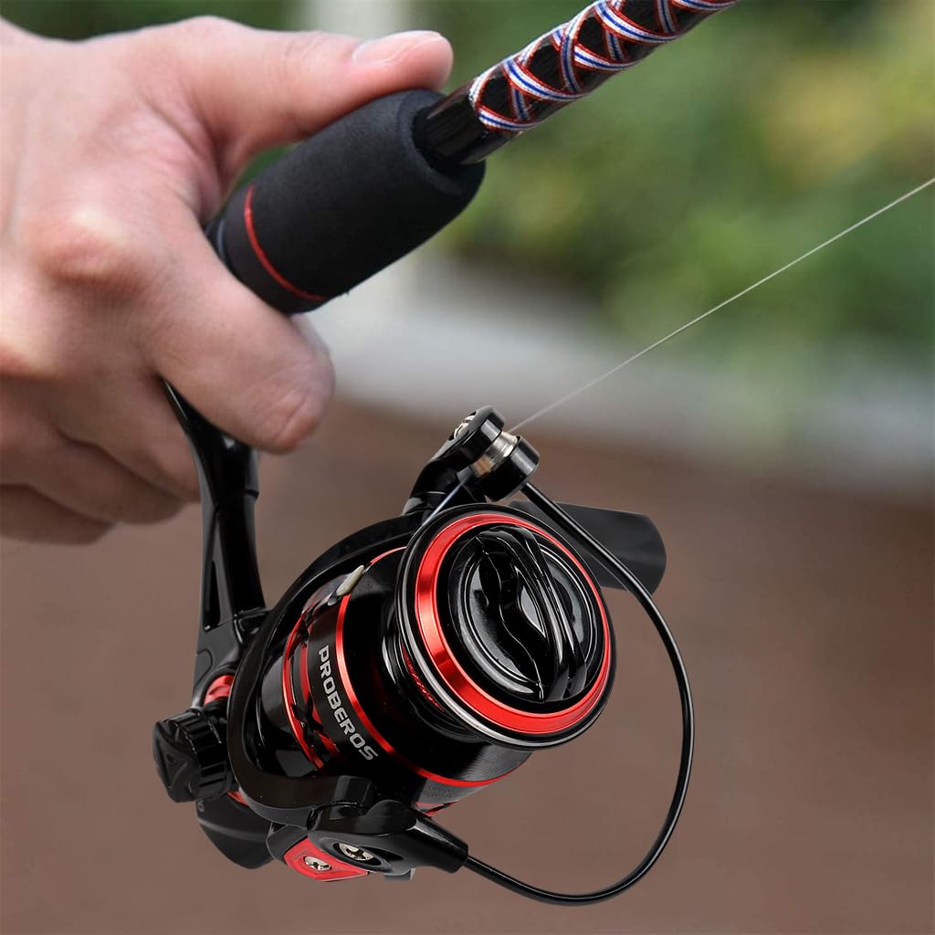 Proberos Fishing Reel for Freshwater and Saltwater with 11kg Drag Force and CNC Aluminum Spool