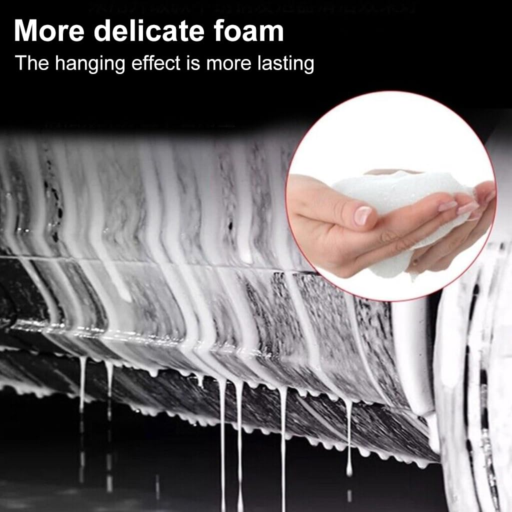 HASTHIP Foam Cannon Sprayer for Car Washing with Adjustable Foam Control and 1L Bottle | Durable Metal Connector for Daily Vehicle Cleaning