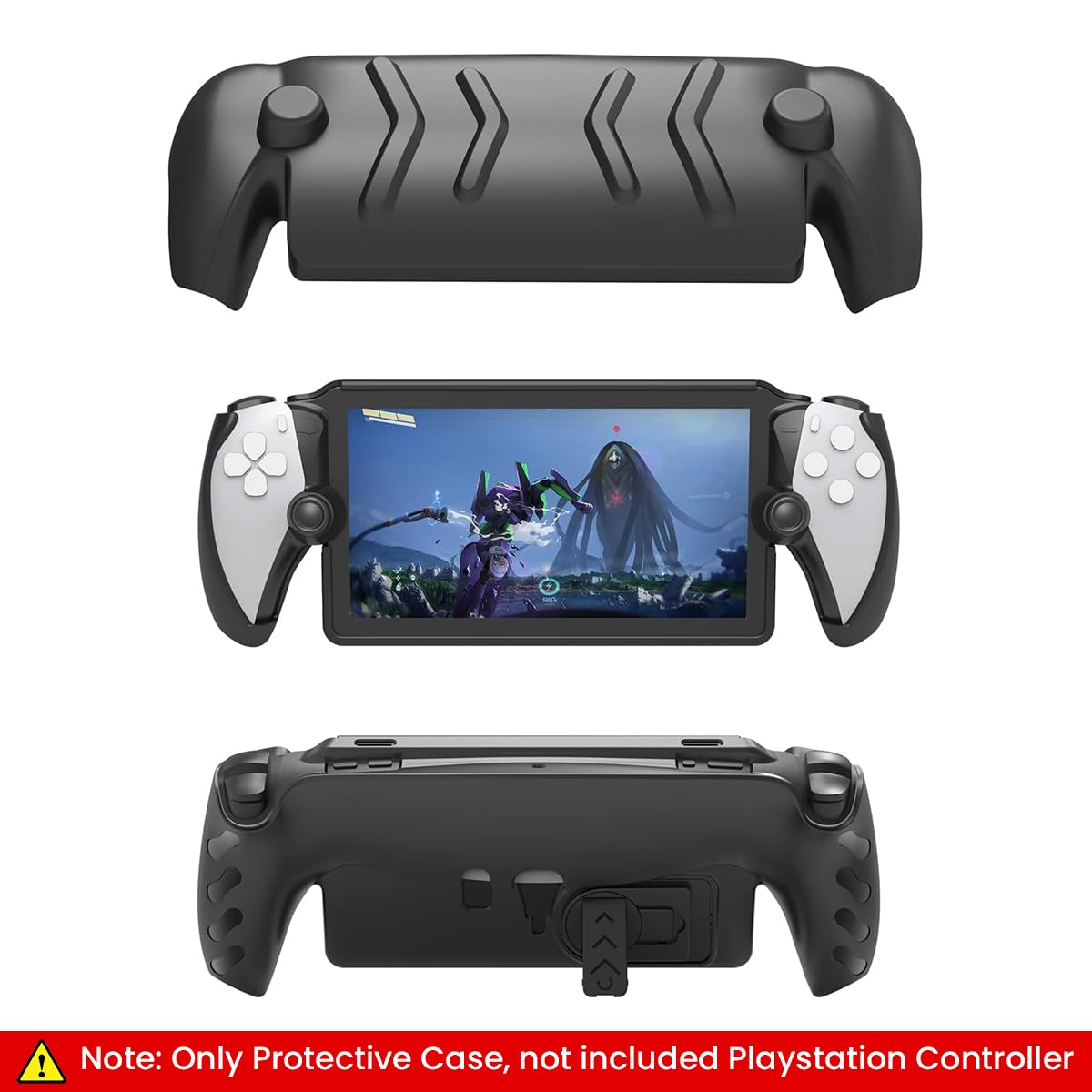 ZORBES® Protector Shell for Playstation Portal Shockproof TPU Shell Full Cover Shell for Playstation Portal Detachable Shell Design & Kick Stand Design Protective Case for PS Portal Game Console