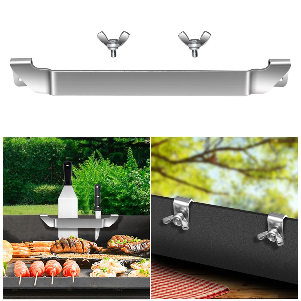 Supvox Griddle Spatula Holder for Barbecue Tools featuring Hook Design and 6.18 in Stainless Steel Build