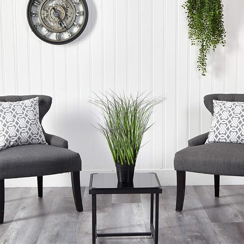 HASTHIP Artificial Plant Boston Ferns for Hanging Baskets and Wall Decor | Plastic Greenery