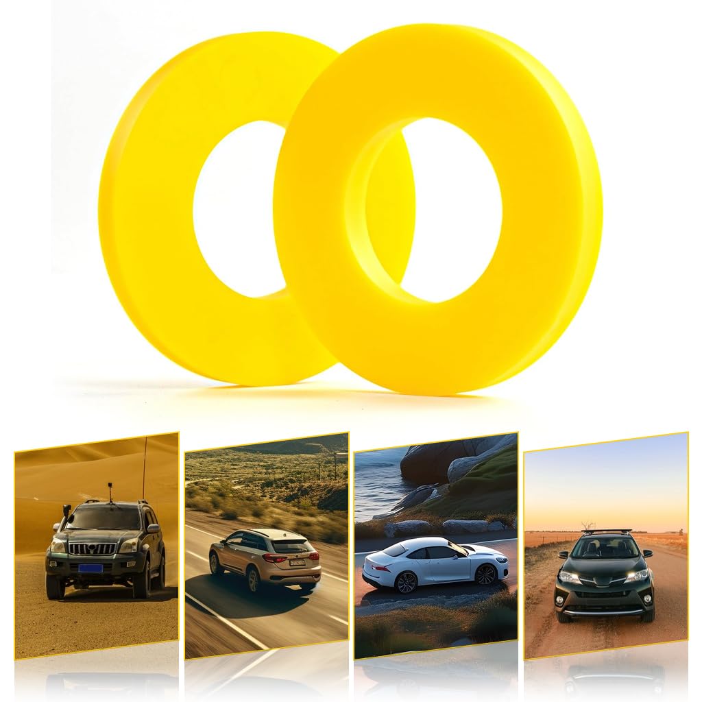 STHIRA Universal Shock Absorbers Rubber Ring Bushing for Cars with 8cm OD 4cm ID | Noise and Vibration Dampening Seal