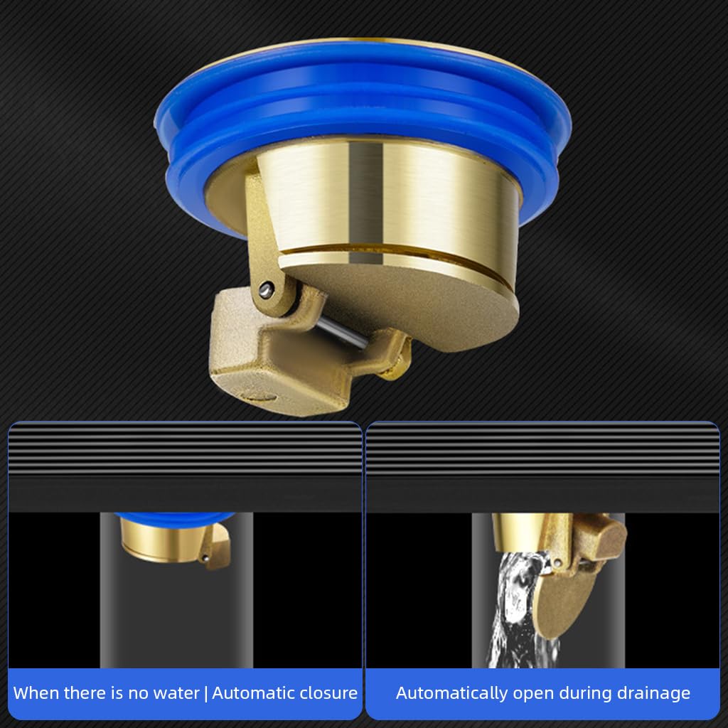 HASTHIP Bathroom Linear Shower Drain 30×8 cm for Modern Showers with Anti Odor System | Stainless Steel Flush Mounted Design