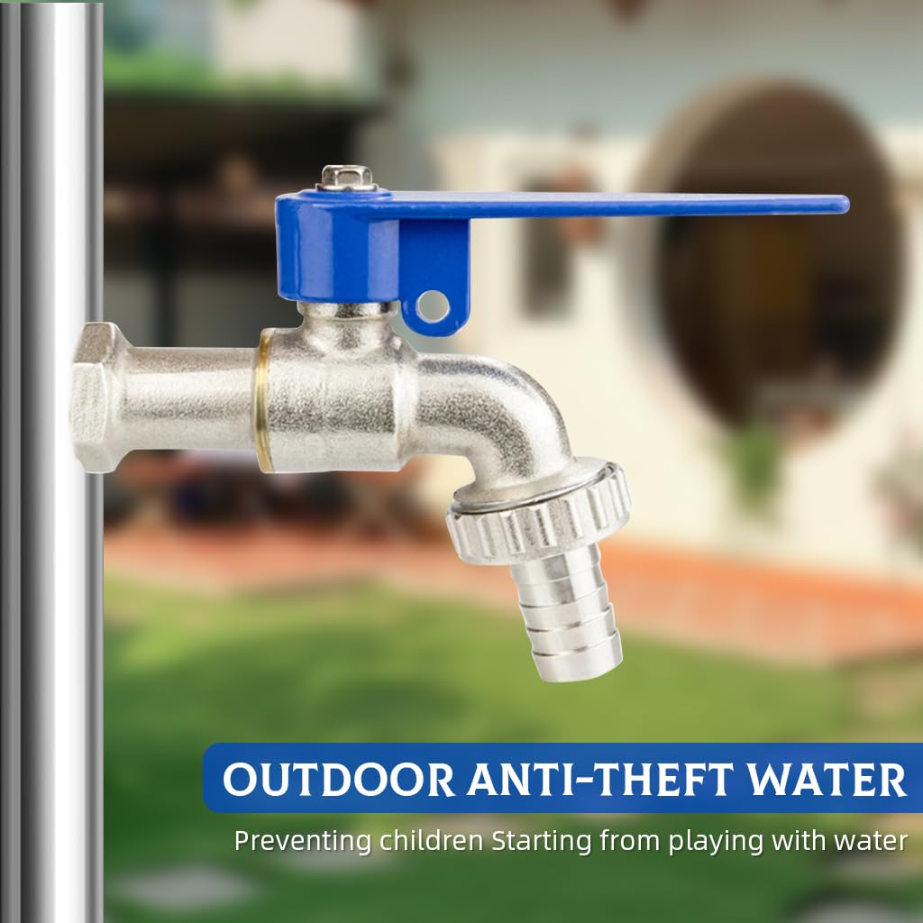 HASTHIP Tap Lock for Outdoor Spigots featuring 1/2 in Thread and Zinc Alloy Build | Garden Use