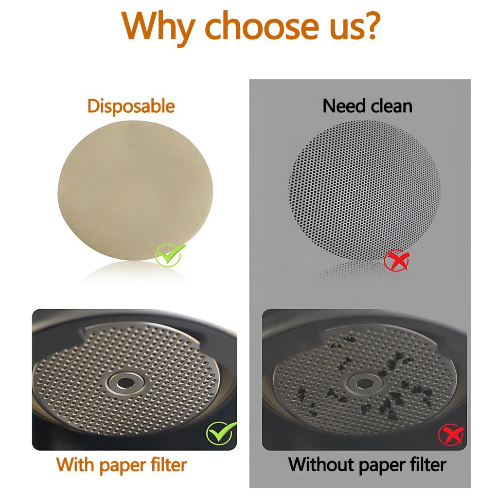 ZIBUYU Coffee Filter Paper Bags 100PC for Daily Brewing with Unbleached Eco Material | Smooth Flavor