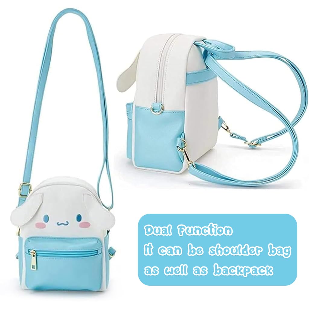 Climberty Cute Backpack featuring Sanrio Cinnamoroll design in small PU style for girls