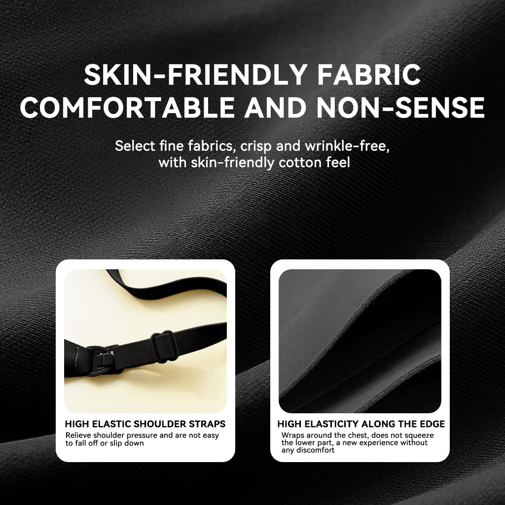 Zibuyu Womens Nursing Bra for Breastfeeding with Front Clip Down Clasps and Seamless Wireless Comfort Fit | Soft Nylon Spandex Full Coverage Black