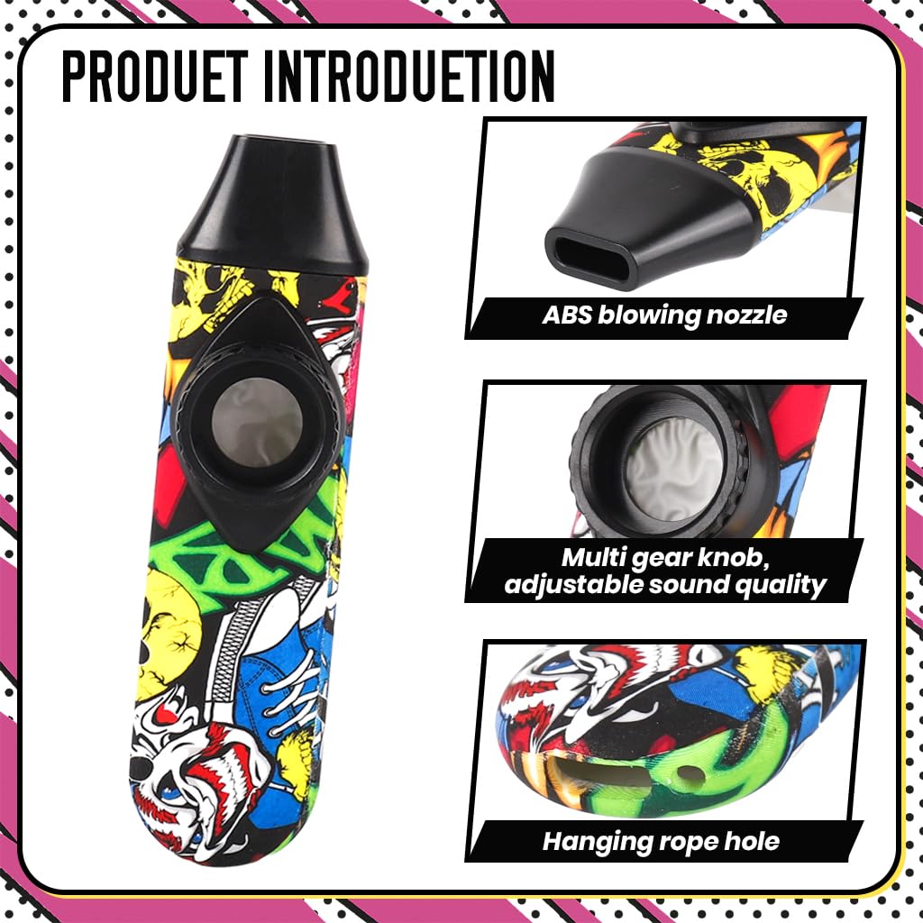HASTHIP Kazoo Musical Instrument for Kids and Adults with 5pcs Membrane and Tunable Design