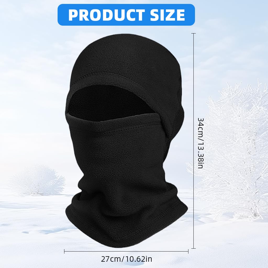 STHIRA Winter Balaclava Hat for Outdoor Sports with Soft Thermal Fleece | Unisex Warm Face and Neck Cover