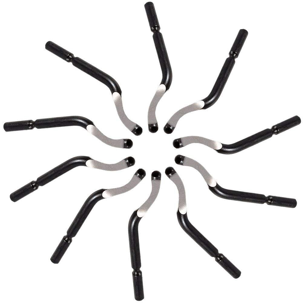 HASTHIP Burr Handle Deburring Tools Set for Metal and Plastic with 10 Blades | Ergonomic Grip