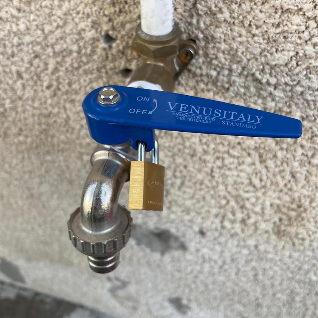 HASTHIP Tap with Lock 1/2 Thread Faucet for Outdoor Spigots and Garden Use | Zinc Alloy Construction