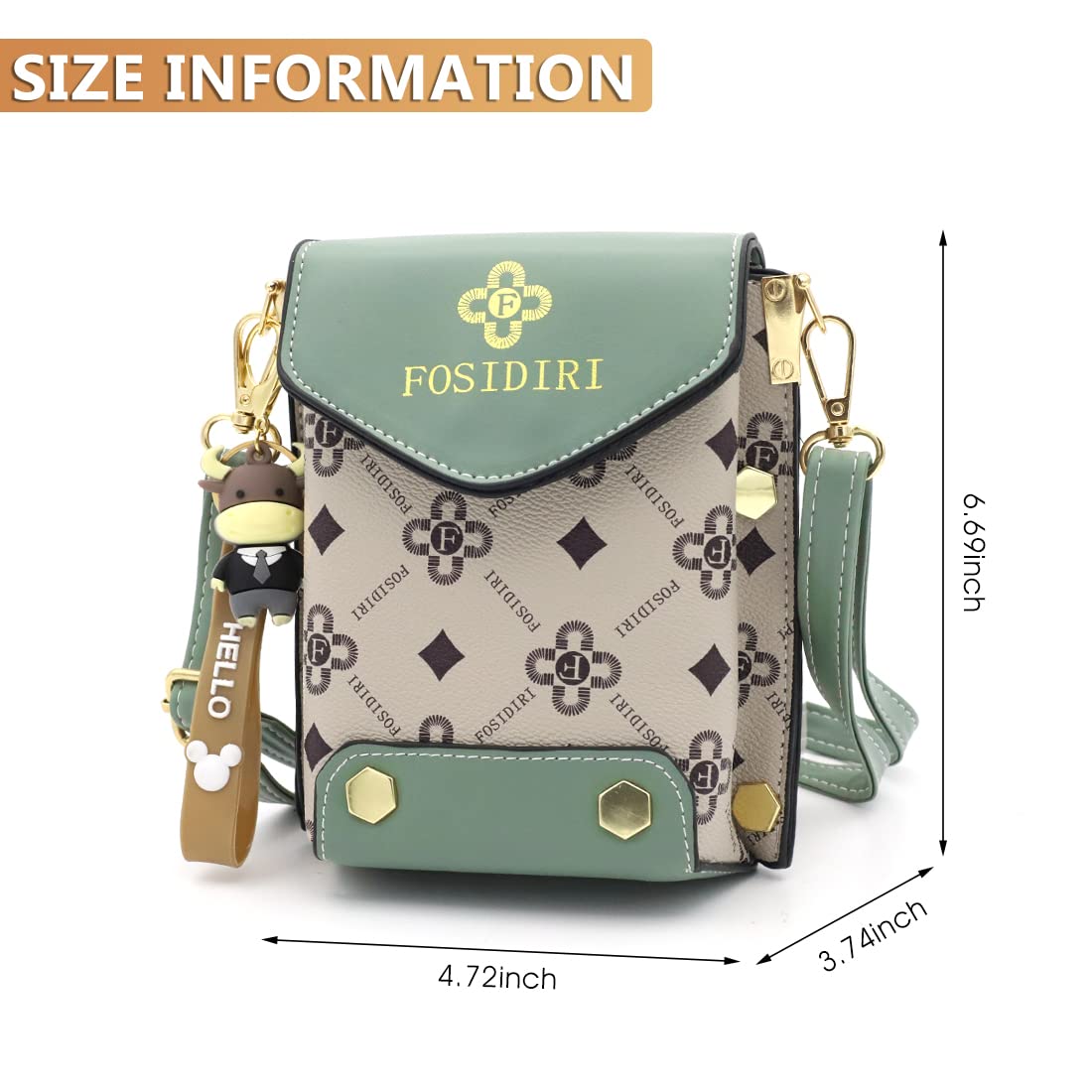 PALAY Sling Bag for Women with Magnetic Button Closure and 18×14×10cm Design | Black PU Crossbody Pouch