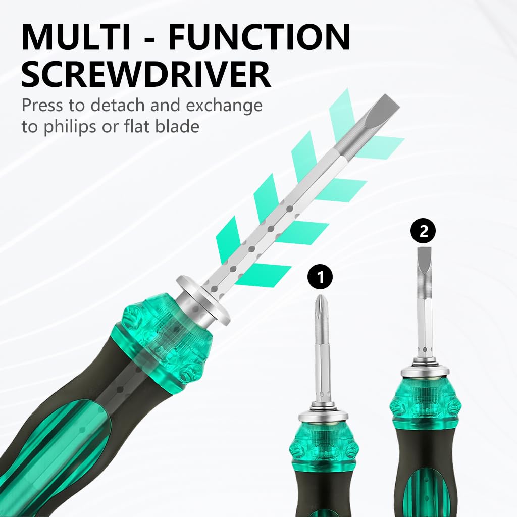 HASTHIP Guitar Repair Tool Kit for Setup and Maintenance with 25 in 1 Tools | Includes Fret Ruler and Files