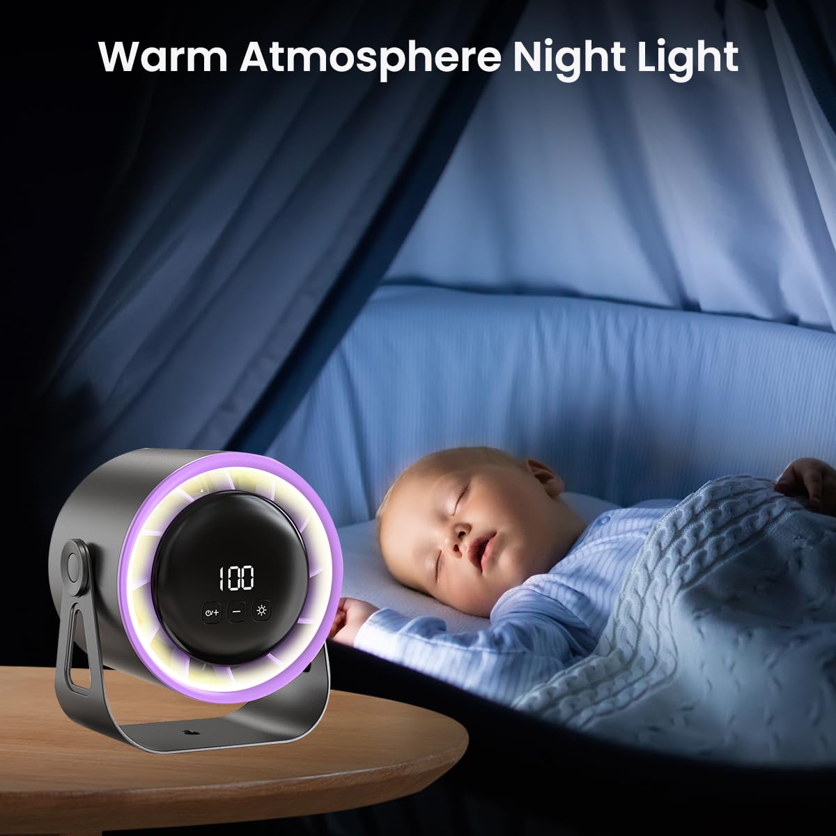Verilux Table Fan for Home and Office with 6 in Compact Design and 360° Manual Flip | USB Rechargeable 4000mAh Airflow Adjustable Cooling Fan