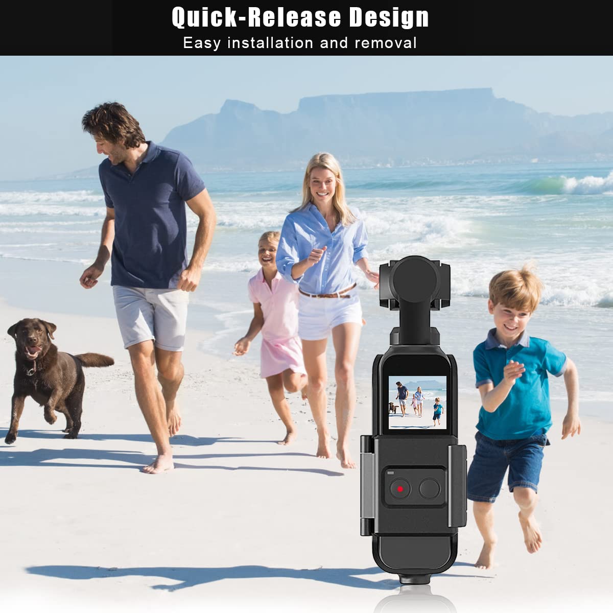ZORBES DJI Osmo Pocket Accessories for Pocket 2 with Three Mounting Methods in Black