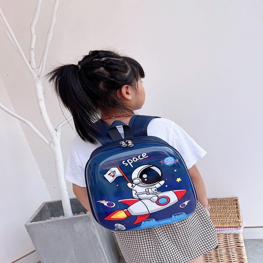 Zibuyu Toddler Backpack for Ages 1–5 with Cartoon Space Design and Waterproof Fabric | Preschool Travel Bag for Boys and Girls