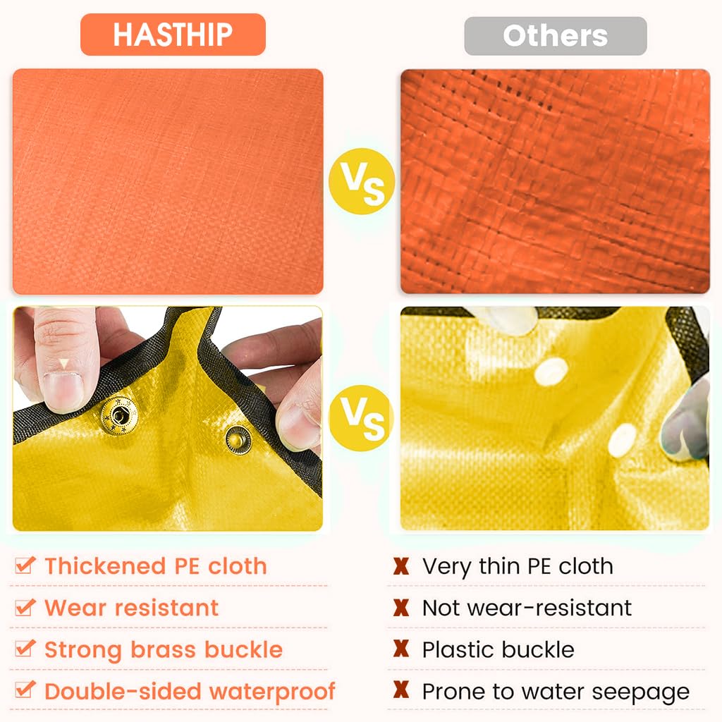 HASTHIP Gardening Mat for Indoor Plant Care featuring Metal Copper Buttons and 100×100cm Waterproof PE Design