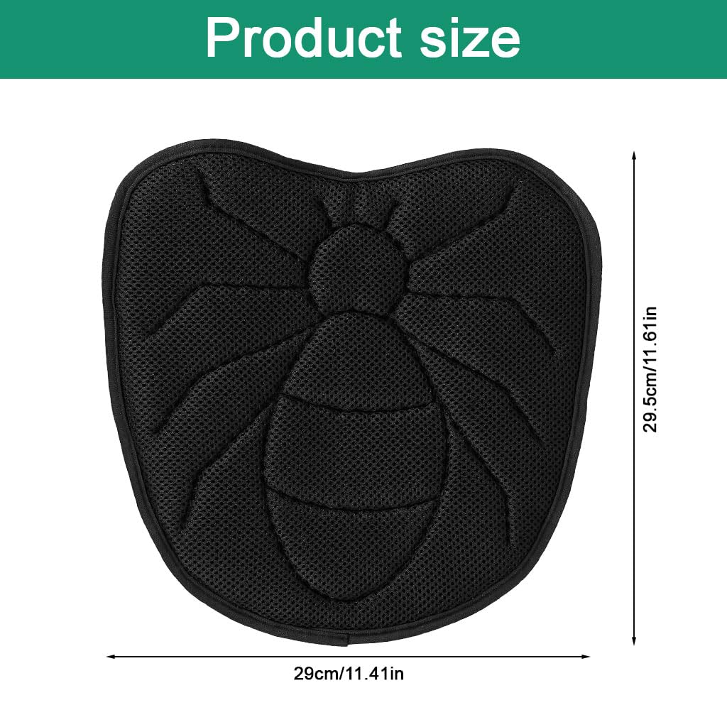STHIRA Motorcycle Seat Pad for Long Rides with 29.5 x 29 cm Anti Skid Mesh Cushioning | Breathable and Vibration Absorbing