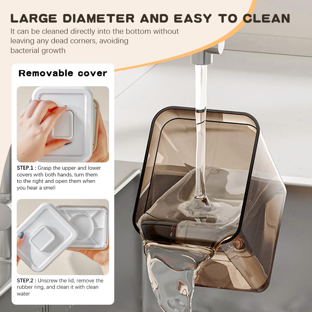 SNOWIE SOFT Baby Formula Dispenser for Travel with Airtight Lid and 1700ml Capacity | BPA‑Free Glass Container