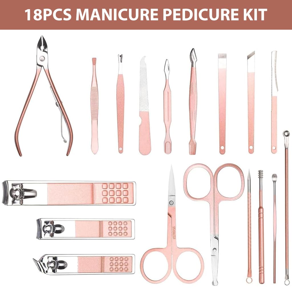 ZIBUYU Nail Clippers, 18 pcs