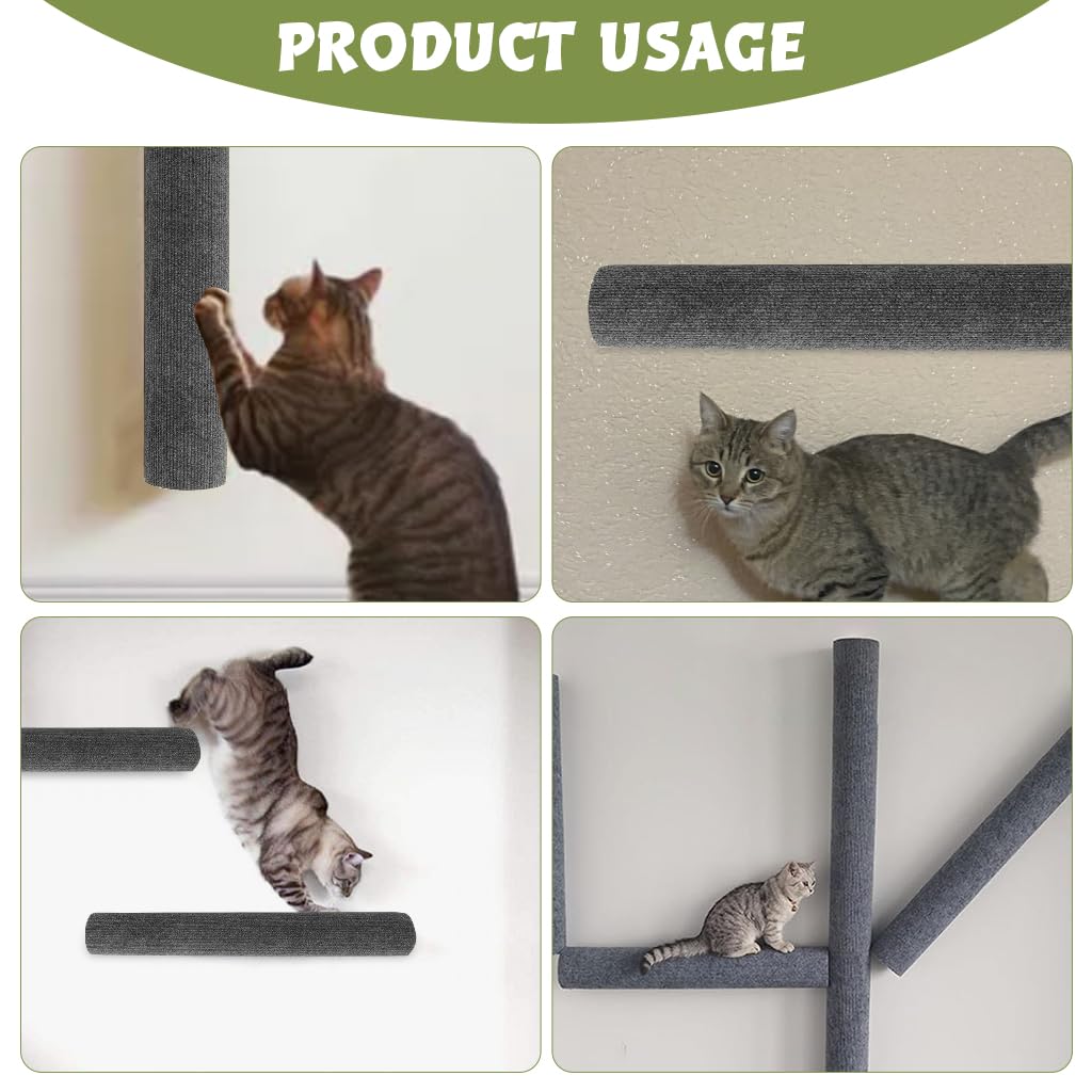 Qpets® Cat Scratch Post for Cats Dogs