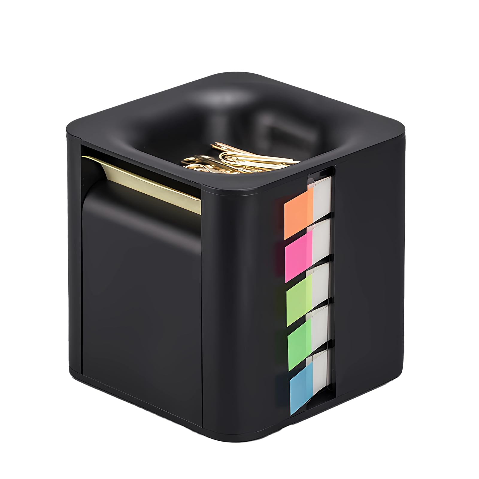 OFIFO Sticky Notes Holder for Office and Home with 5 in 1 Memo Flag Dispenser | Desk Organizer
