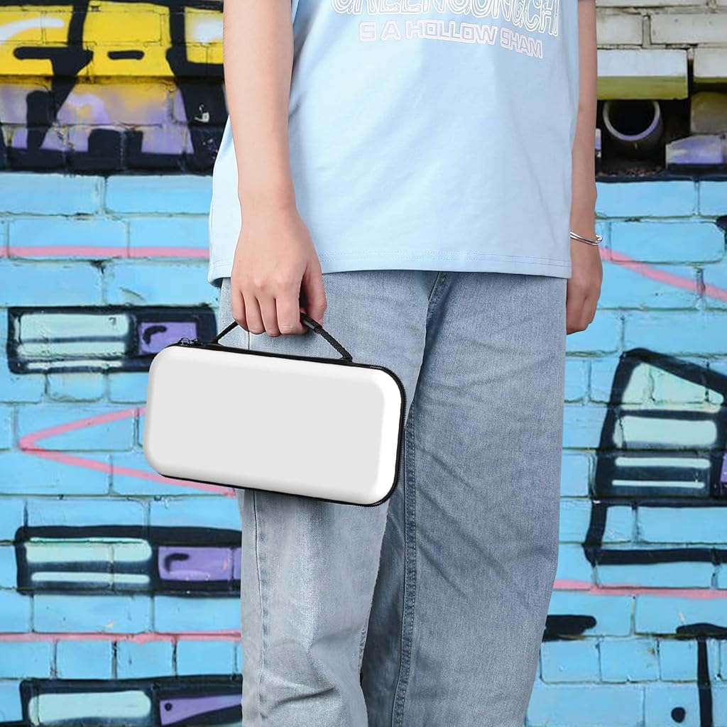 ZORBES Carrying Case for Switch and Switch OLED with 8 Game Slots and Full Open Zipper | EVA Anti Scratch Portable Storage Bag