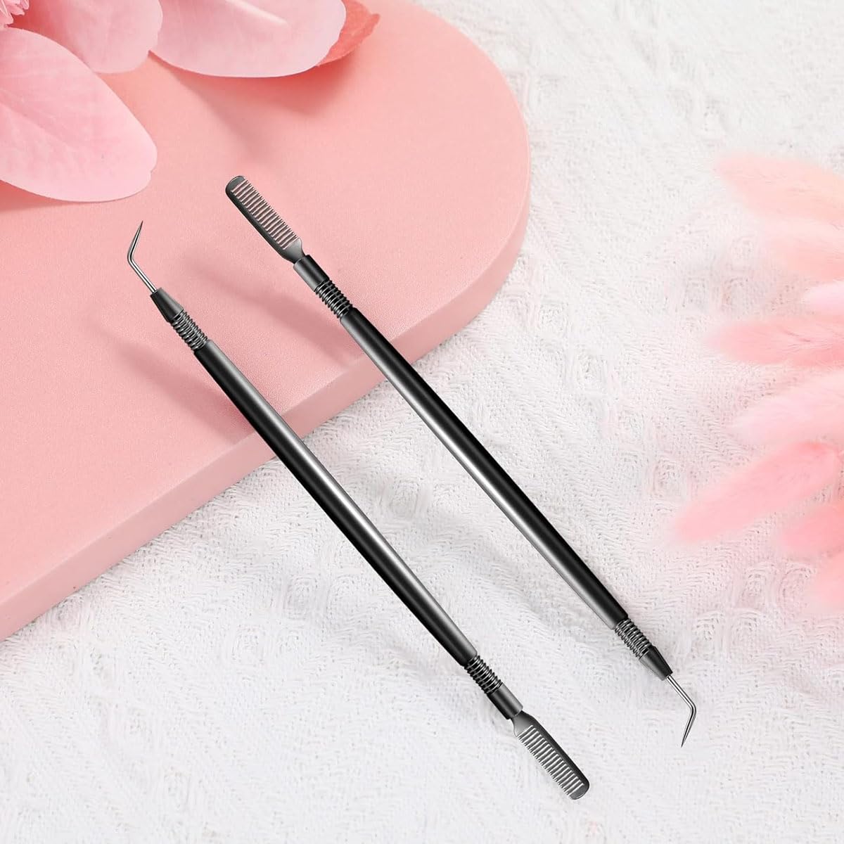 MAYCREATE Eyelash Lift Perm Tool for Lash and Brow Tinting featuring Dual Head Comb and Pin