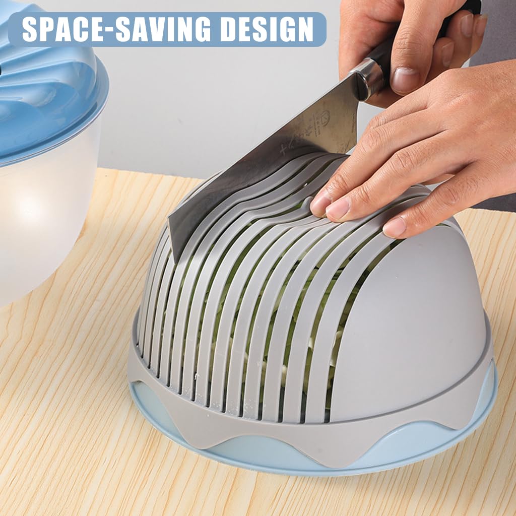 Supvox Salad Spinner for Washing and Drying Vegetables with One‑Touch Pump | BPA‑Free Bowl