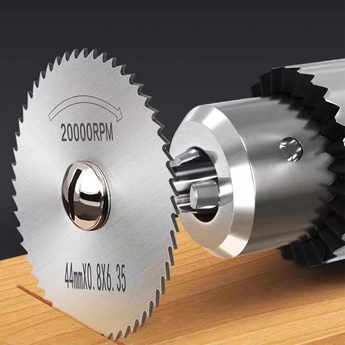 Serplex Cutting Wheel Set 350 pcs with 6 HSS Circular Saw Blades 22–50 mm for DIY Wood and Metal Cutting