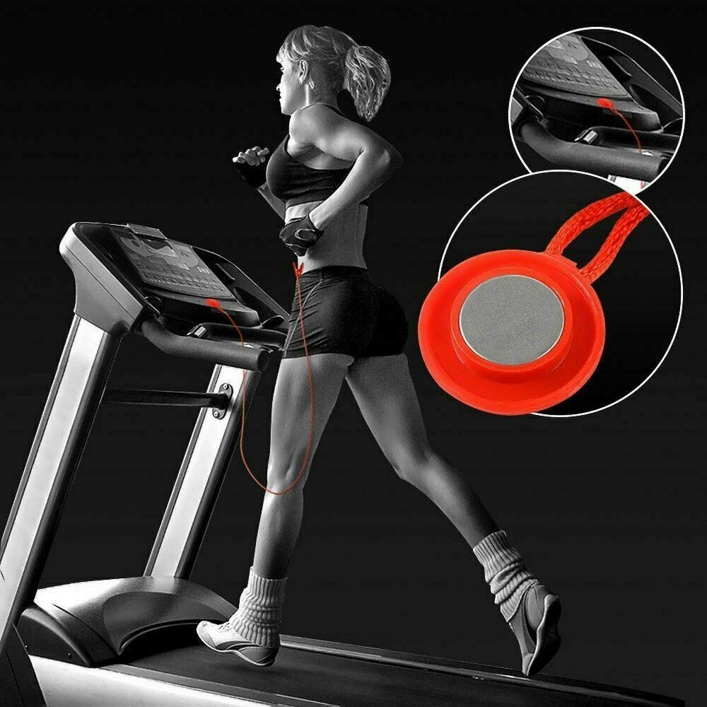 Zibuyu Treadmill Safety Key for Universal Use with Magnetic Round Lock | Compatible with Most Brands