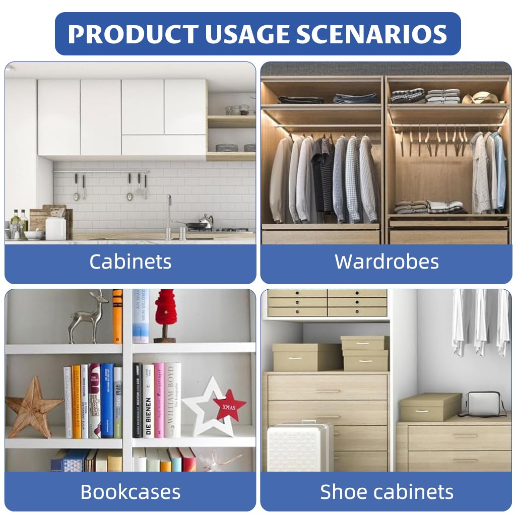 Serplex Concealed Cabinet Hangers for Wall Mounted Cabinets featuring Stainless Steel 2Pcs | Hidden Heavy Load Mounting Hardware